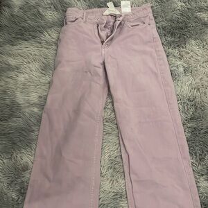 Purple Cargo Jeans